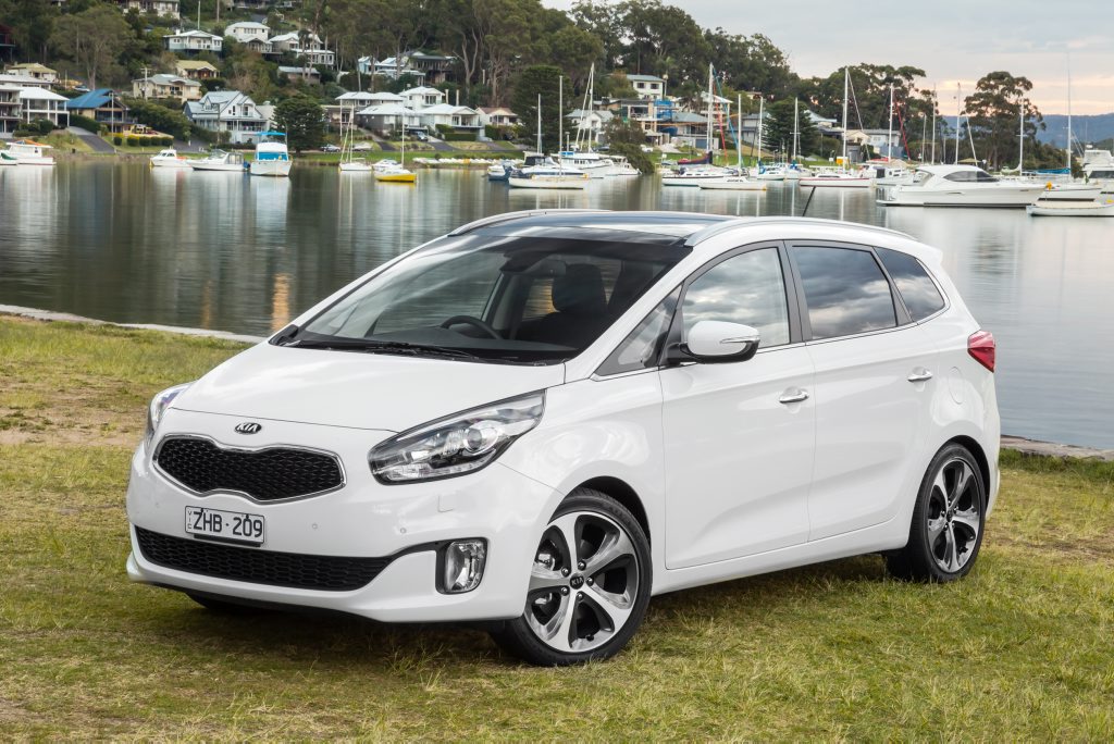 The new Kia Rondo in Platinum trim. The new Kia Rondo in Platinum trim.